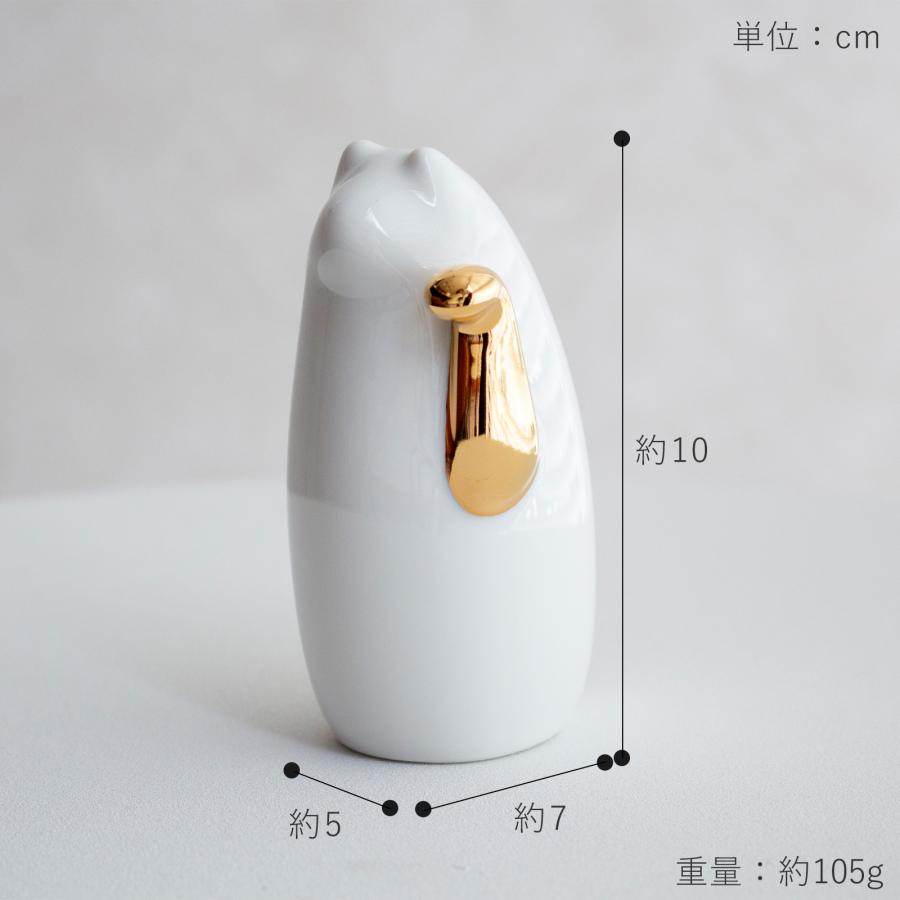 期間限定ポイント10倍／ SETOMANEKI 招き猫 金手 左手 小 瀬戸焼 開運