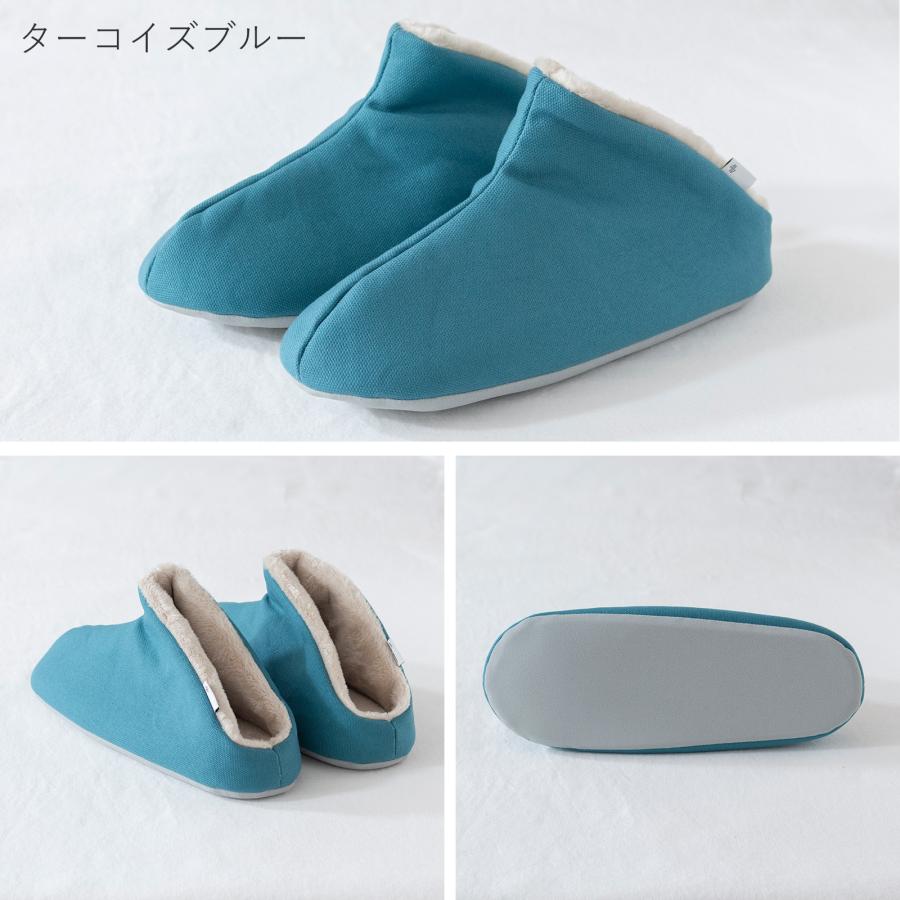 阿部産業（ABE HOME SHOES） 冬用スリッパ 帆布・ハイカット＋ボア M