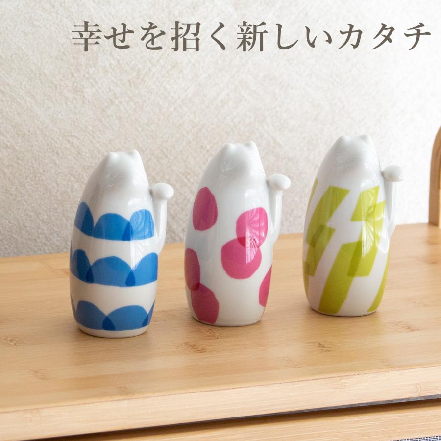 5/15-17はポイント10倍／ SETOMANEKI & MASARU SUZUKI 招き猫 左手 小
