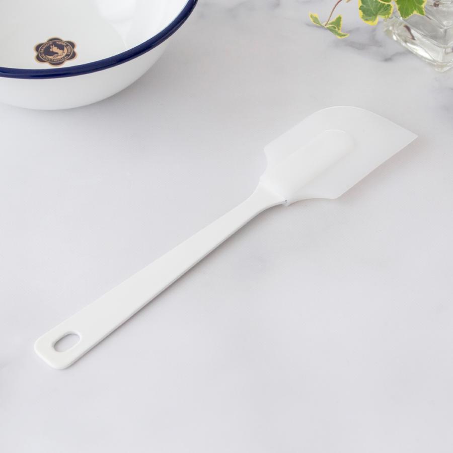 スパチュラ シリコン 琺瑯 ホーロー Blanc ブラン 高桑金属 白