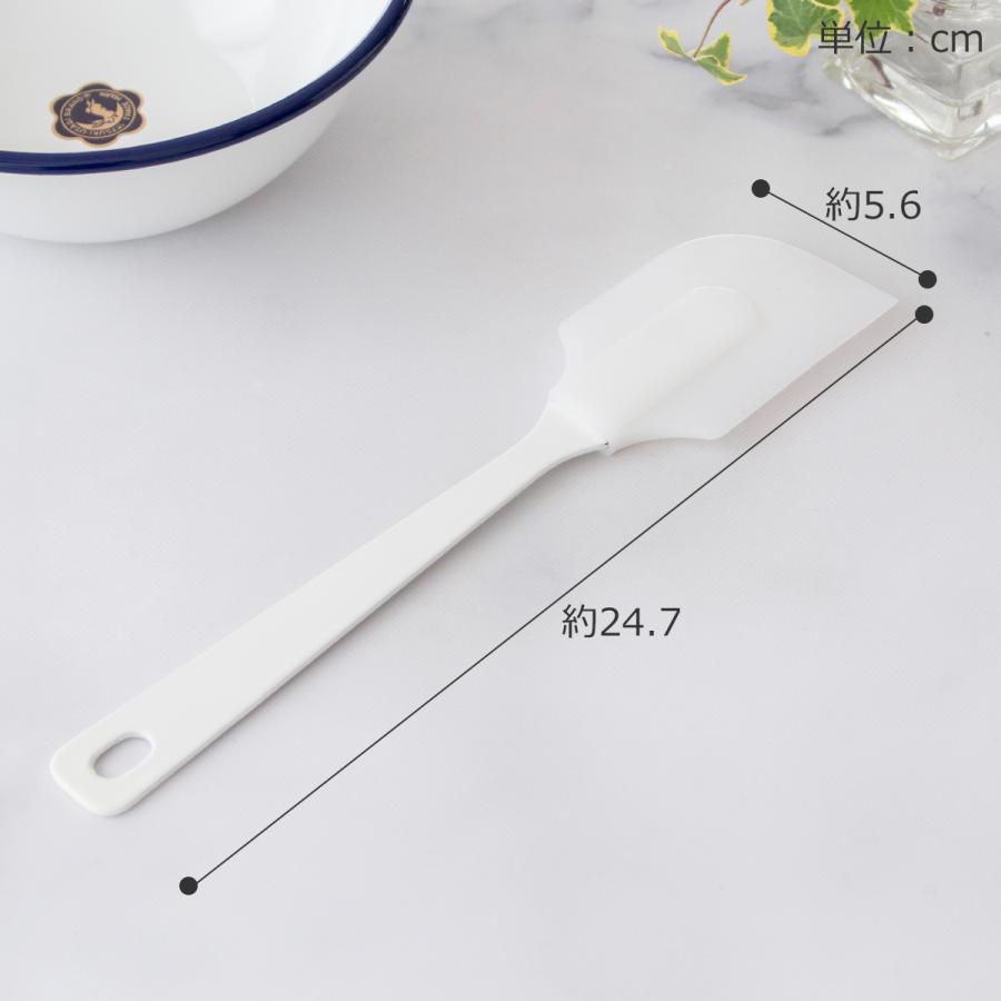 12/19〜22はポイント10倍／ スパチュラ シリコン 琺瑯 ホーロー Blanc