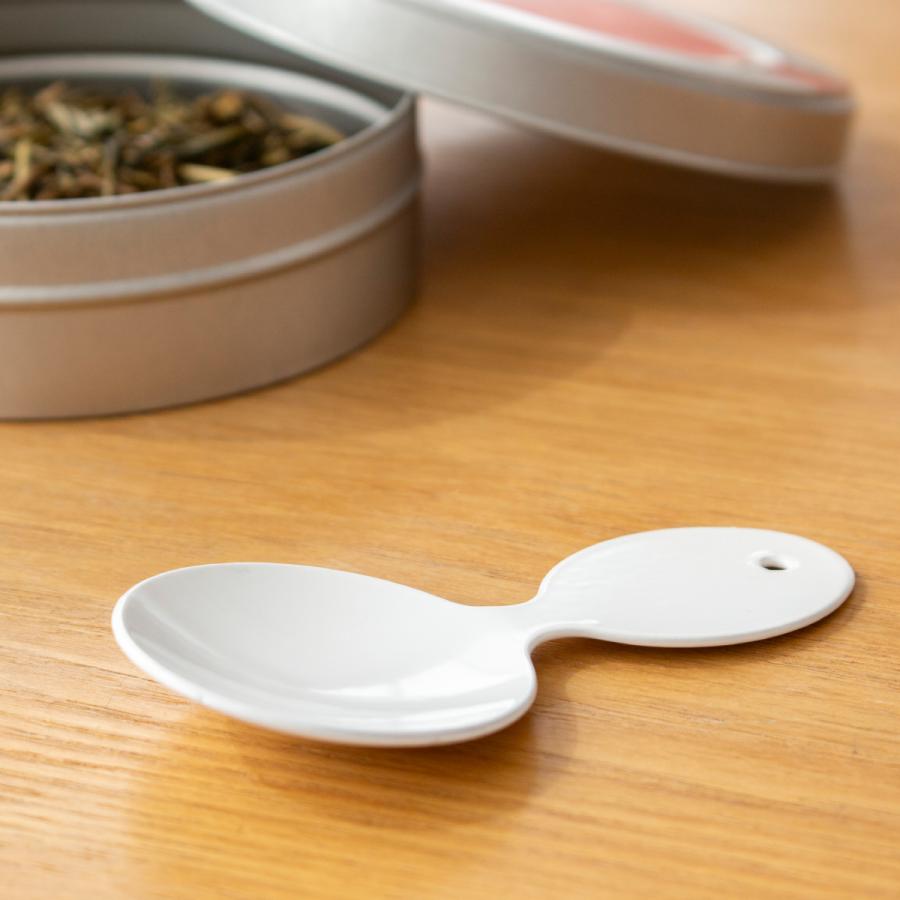 ティーサーバースプーン 琺瑯 ホーロー カトラリー Blanc ブラン 高桑