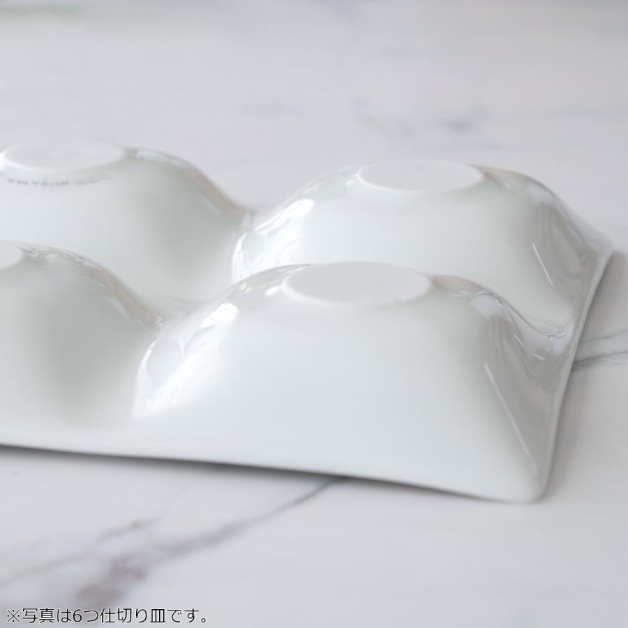 コワケkowake 深山　9区切　3 枚 kowake（コワケ）3つ仕切り皿 白磁 | 深山食器店