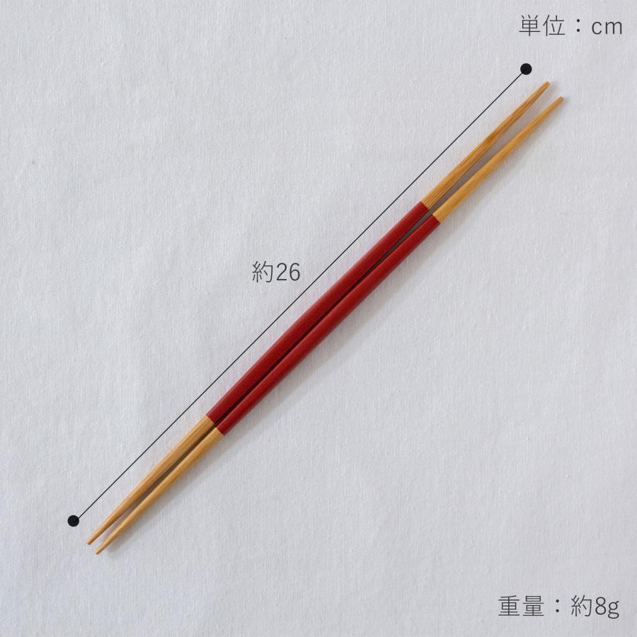 公長斎小菅 福とり箸 二膳入り 竹製 箸 取り分け箸 取り箸 二膳セット