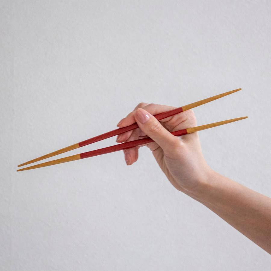 公長斎小菅 福とり箸 二膳入り 竹製 箸 取り分け箸 取り箸 二膳セット