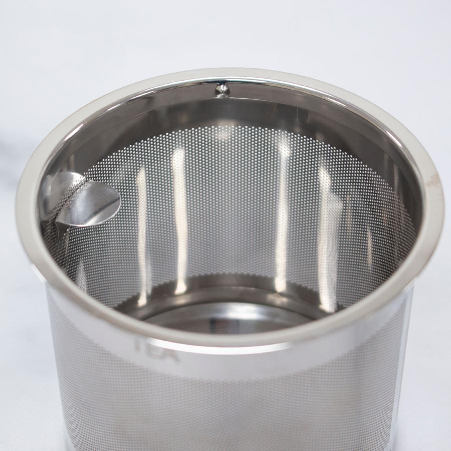 ＼6/11はポイント10倍／ ティーポット 茶こし付き おしゃれ 500ml 陶器 白磁 ステンレス茶こし 北欧風 天然木 ブラシ付き Arrosoir スミス＆シュー_7