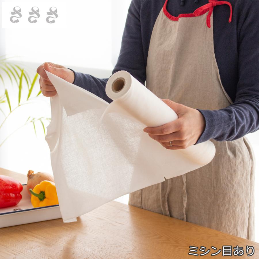 さささ \GW限定ポイント10倍／ さささ 和晒ロール Cut ミシン目あり さらし キッチンペーパー キッチンタオル 布巾 わざらし 武田晒 ...