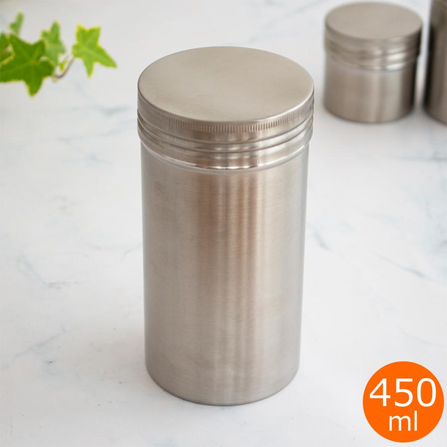 家事問屋 保存缶 14 450ml 保存容器 キャニスター ステンレス コーヒー豆 乾物 缶 スパイス 調味料 便利 キッチンツール 日本製 made in Japan 39063