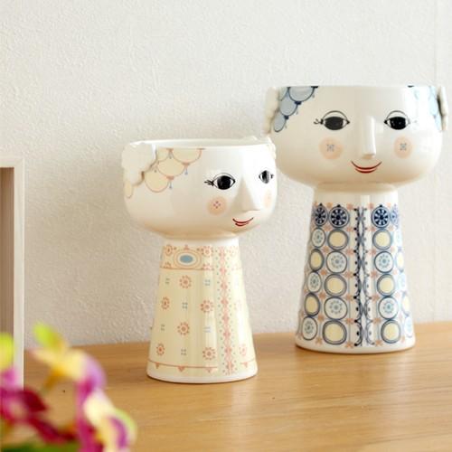 ビヨン・ヴィンブラッド エヴァ　フラワーベース　箱付　３点セット ビヨン・ヴィンブラッド エヴァ フラワーベース 箱付 3点セット