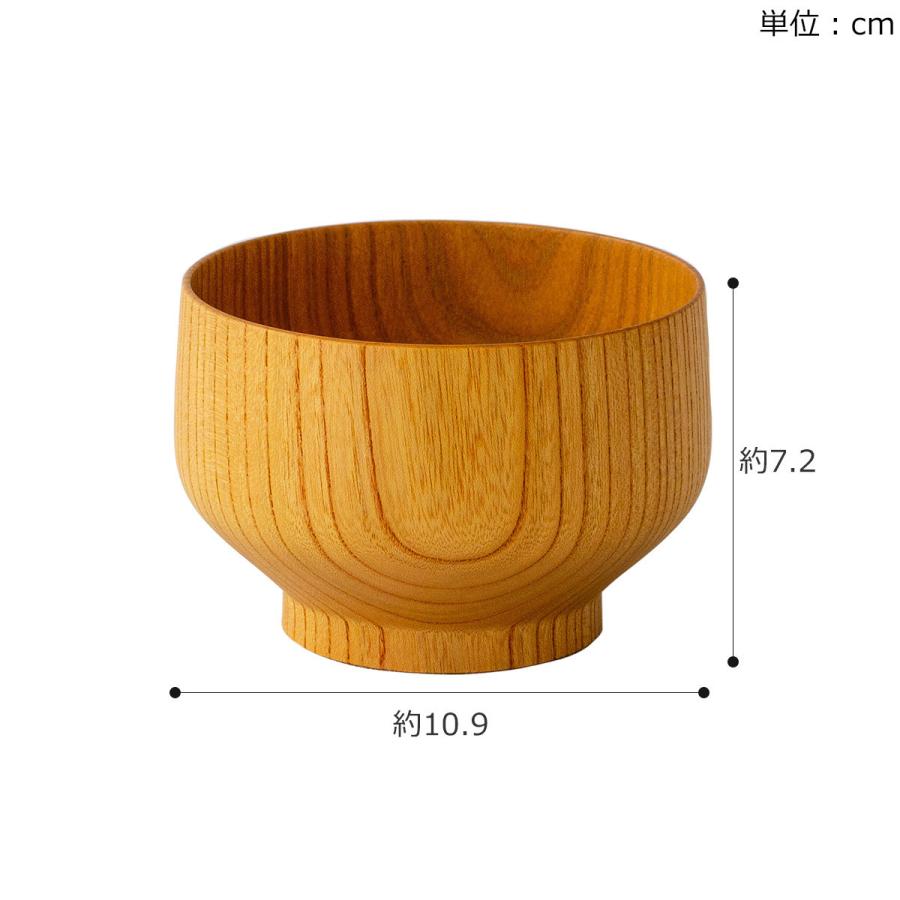 3/5はポイント10倍／ SHIRASAGI サブロク椀 お椀 木製 日本製 布袋
