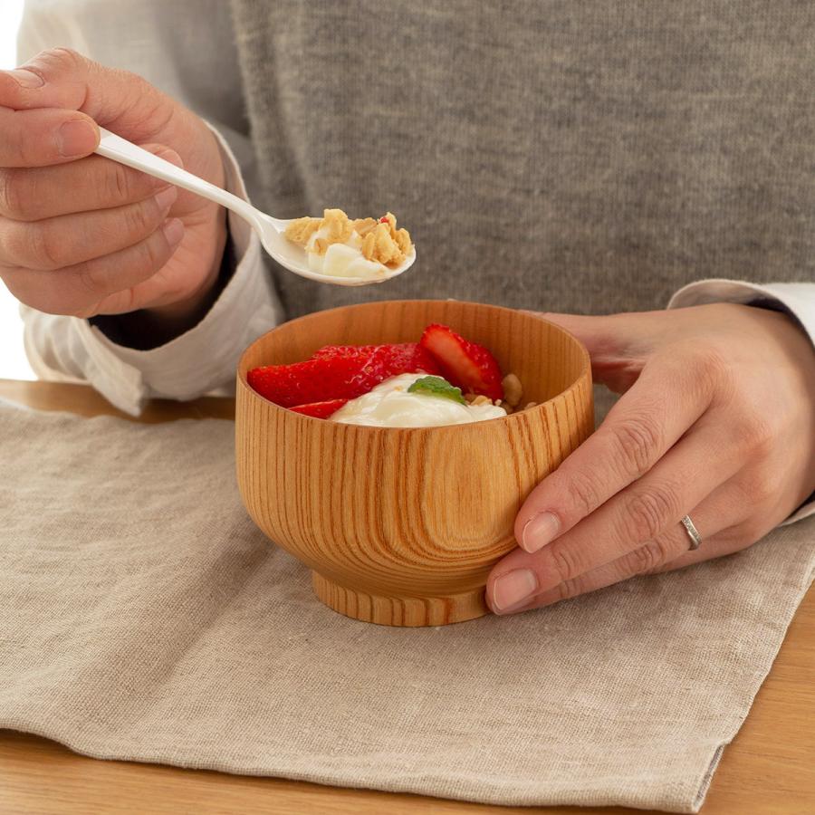 SHIRASAGI サブロク椀 お椀 木製 日本製 布袋 ほてい けやき 欅