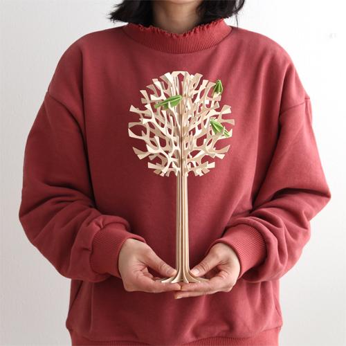 lovi（ロヴィ） ラウンドツリー 34cm with 3 ミニバード 鳥 木製