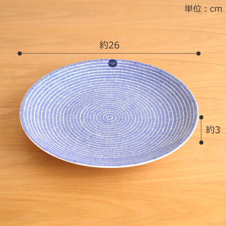 アラビア アベック プレート 26cm ブルー 2枚セット 箱入り 皿 食器 アラビア アベック プレート 26cm ブルー 2枚セット 箱入り 皿 食器