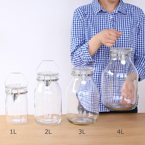 セラーメイト 取手付密封びん 4L 梅仕事 保存容器 保存瓶 果実酒 セラーメイト 取手付密封びん 4L 梅仕事 保存容器 保存瓶 果実酒