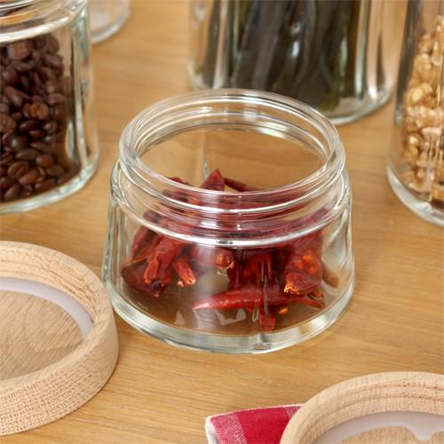 ROSENDAHL COPENHAGEN ローゼンダール キャニスター ガラス 木