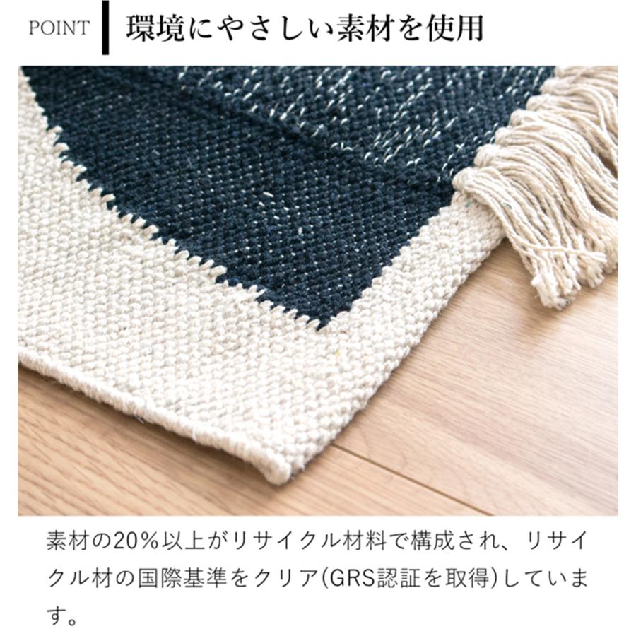 玄関マット 玄関ラグ 50×70cm JEWEL フロアマット ラグ 室内用 幾何学