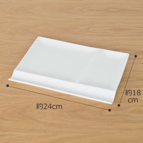 ２枚 isola パレットプレート　L　深山陶器　イゾラ　ホワイト isola（イゾラ）パレットプレートL ホワイトマット | 深山食器店