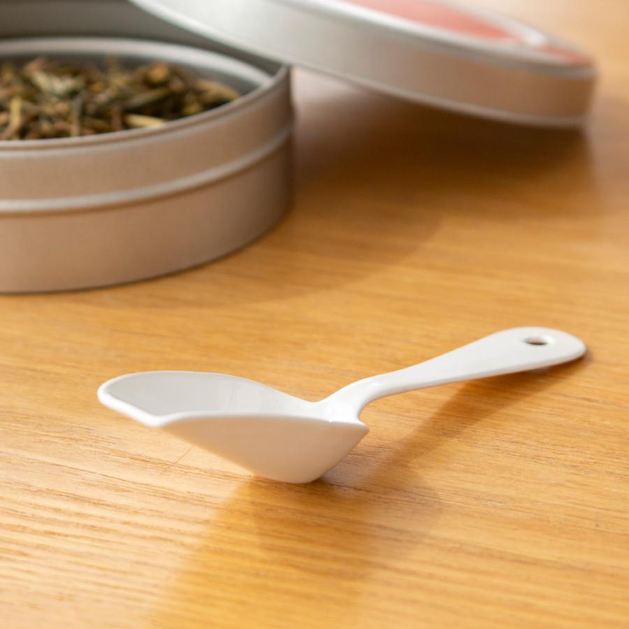 ミニスコップ 琺瑯 ホーロー カトラリー Blanc ブラン 高桑金属 白