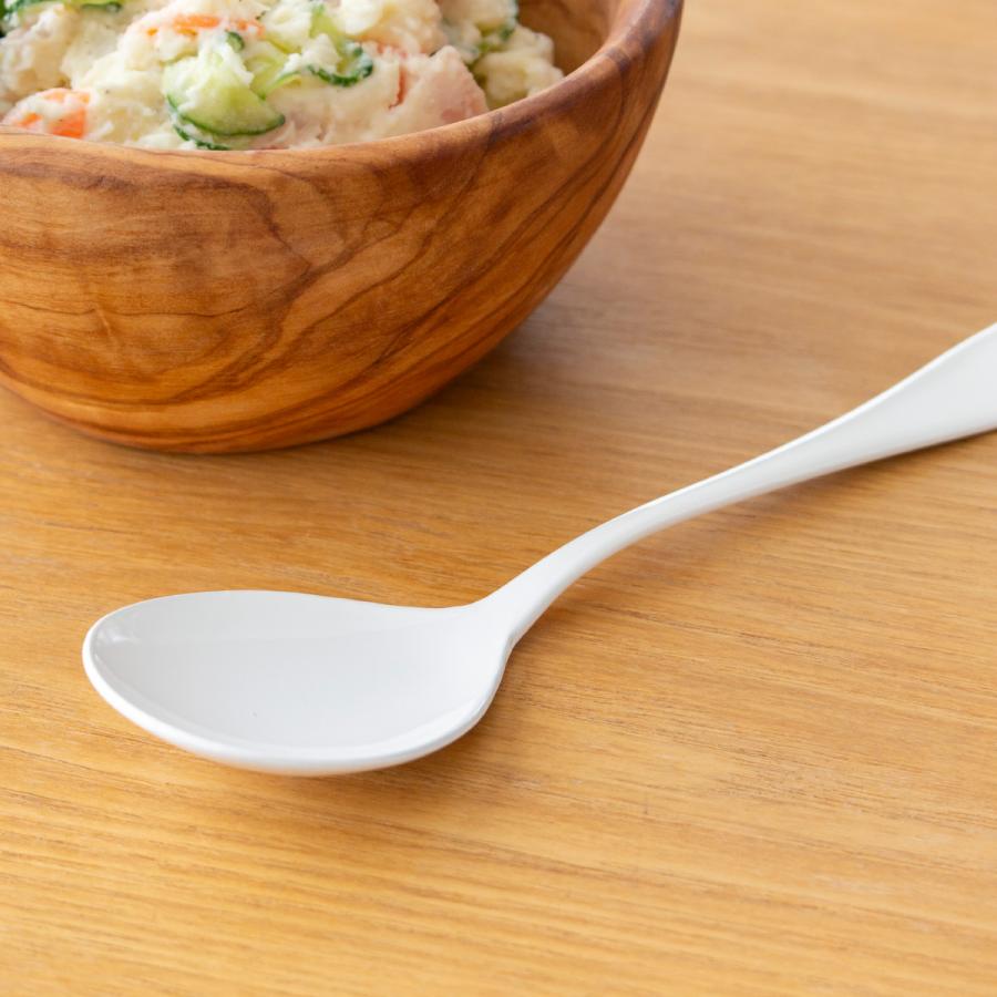 サラダスプーン サラダサーバー 琺瑯 ホーロー カトラリー Blanc