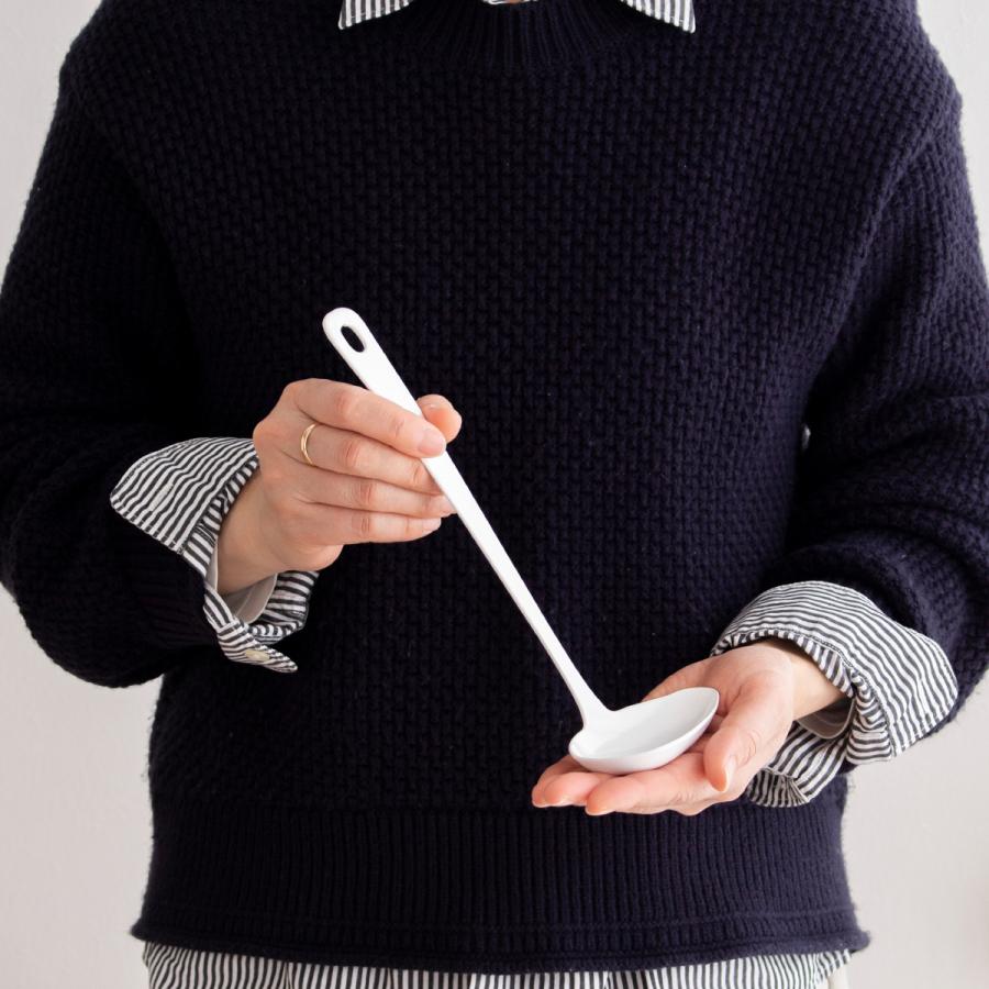 3/5はポイント10倍／ 横口レードル 琺瑯 ホーロー Blanc ブラン 高桑