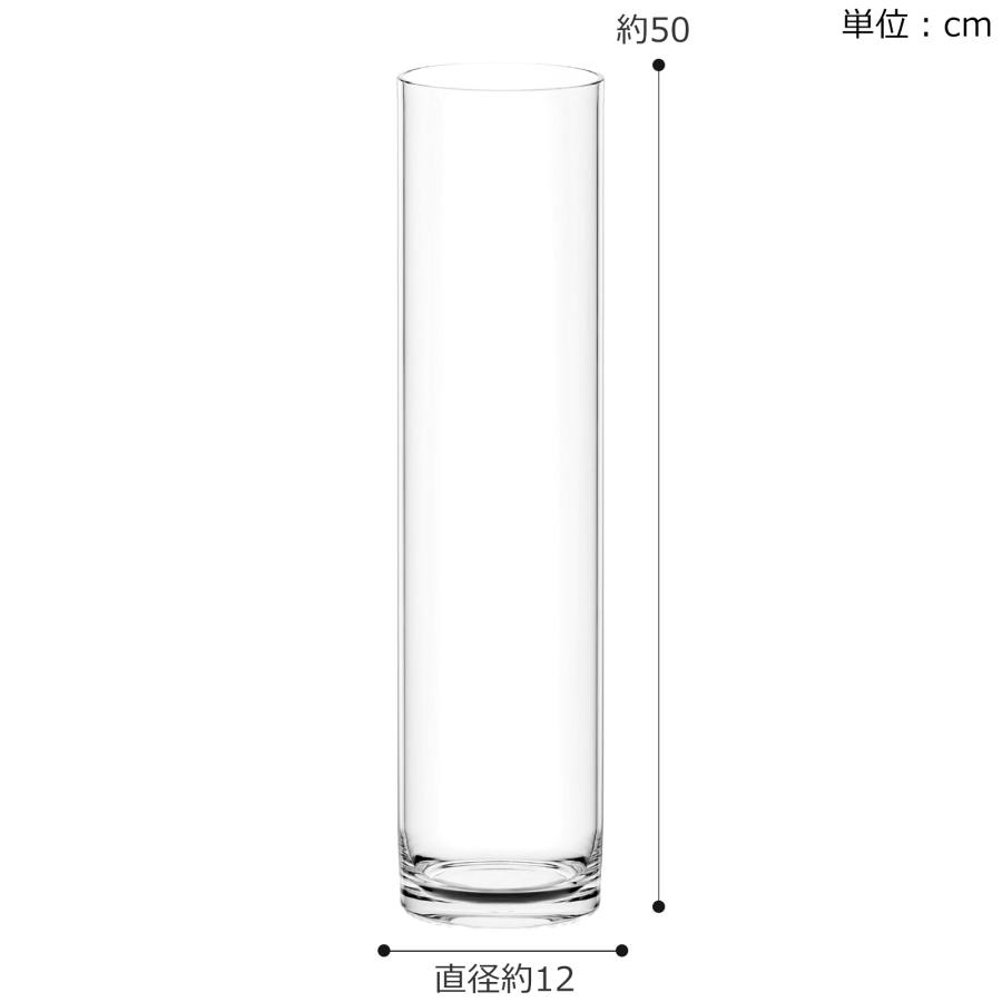 ＼4/25・26はポイント10倍／ 割れない花瓶 ポリカーボネート 花瓶 枝もの 大きい フラワーベース 円柱 PC straight-R 高さ50cm 直径12cm CLAY クレイ_1