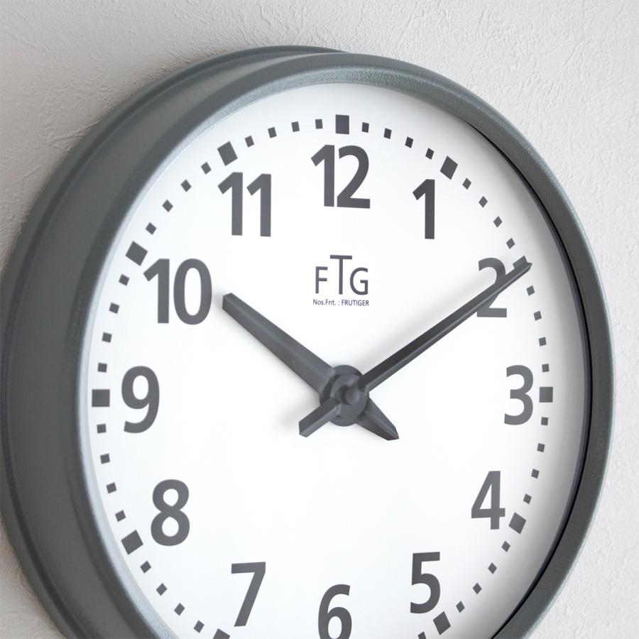 掛け時計 おしゃれ 見やすい Frutiger 65 Bold フォント フルティガー