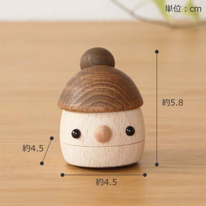 こまむぐ どんぐりまま 木のおもちゃ 木製 知育 玩具 日本製 音が鳴る