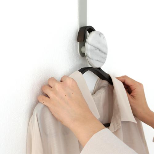 ＼11/15・16はポイント10倍／ ドアフック ハンガー M マーブル 大理石 ドアハンガー フック ドア収納 丸 天然大理石 収納 服 DESIGN BITE |  | 03