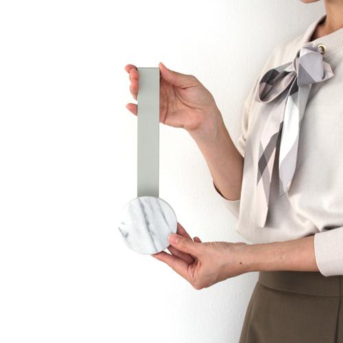 ＼11/15・16はポイント10倍／ ドアフック ハンガー M マーブル 大理石 ドアハンガー フック ドア収納 丸 天然大理石 収納 服 DESIGN BITE |  | 06