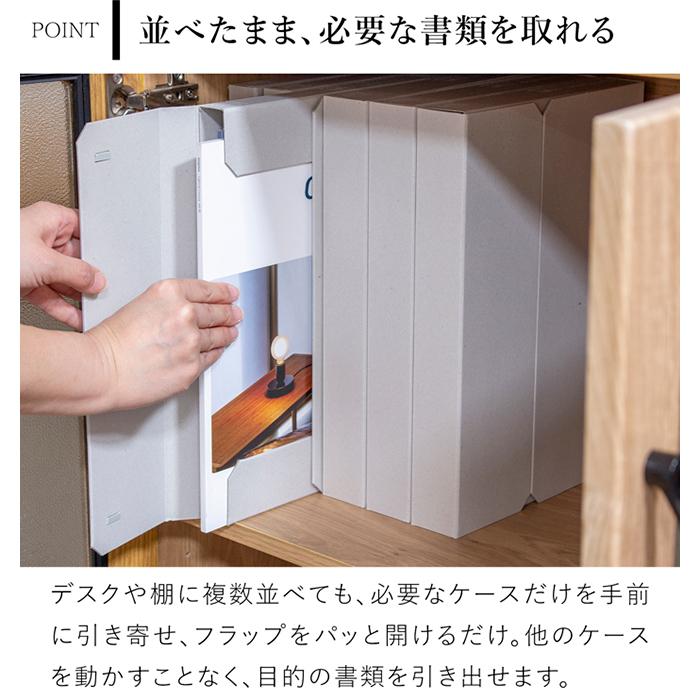 10/22はポイント10倍／ 一新堂 ドキュメントケース 厚さ30mm A4 3冊