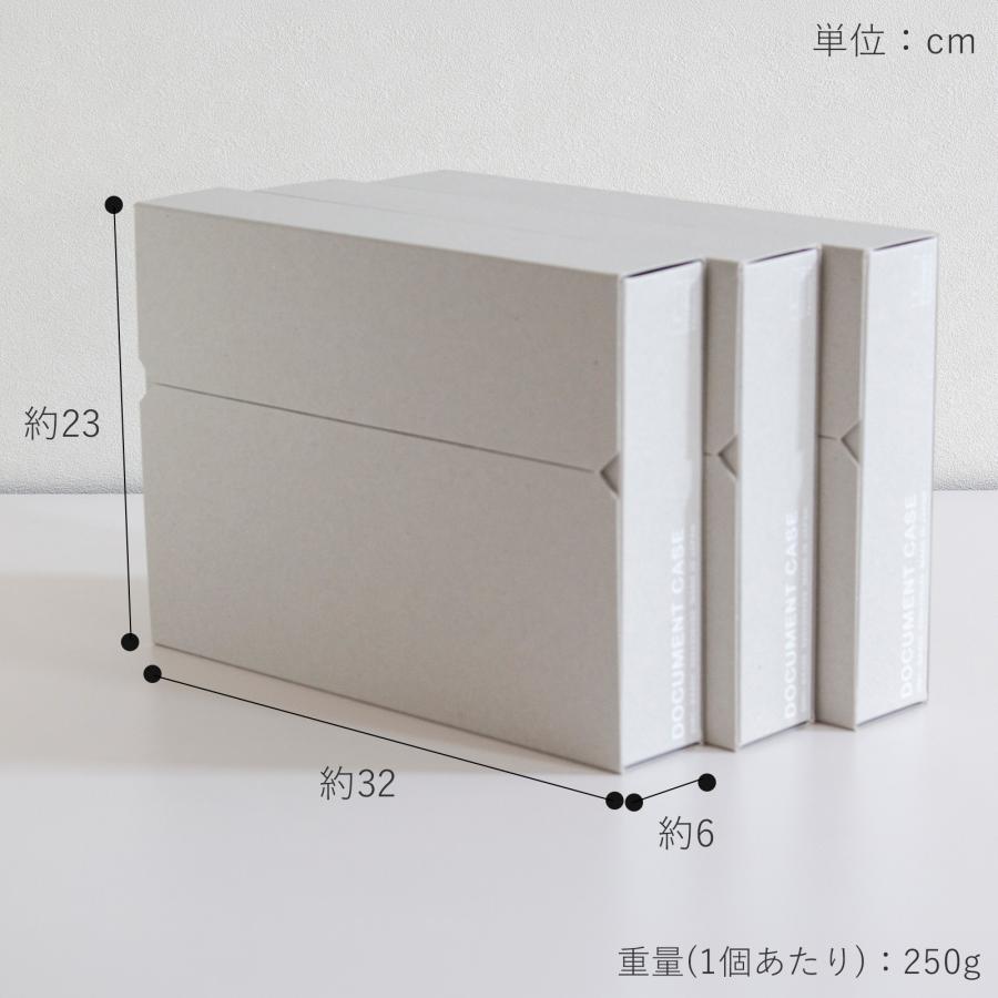 一新堂 ドキュメントケース 厚さ60mm A4 3冊セット チップボール
