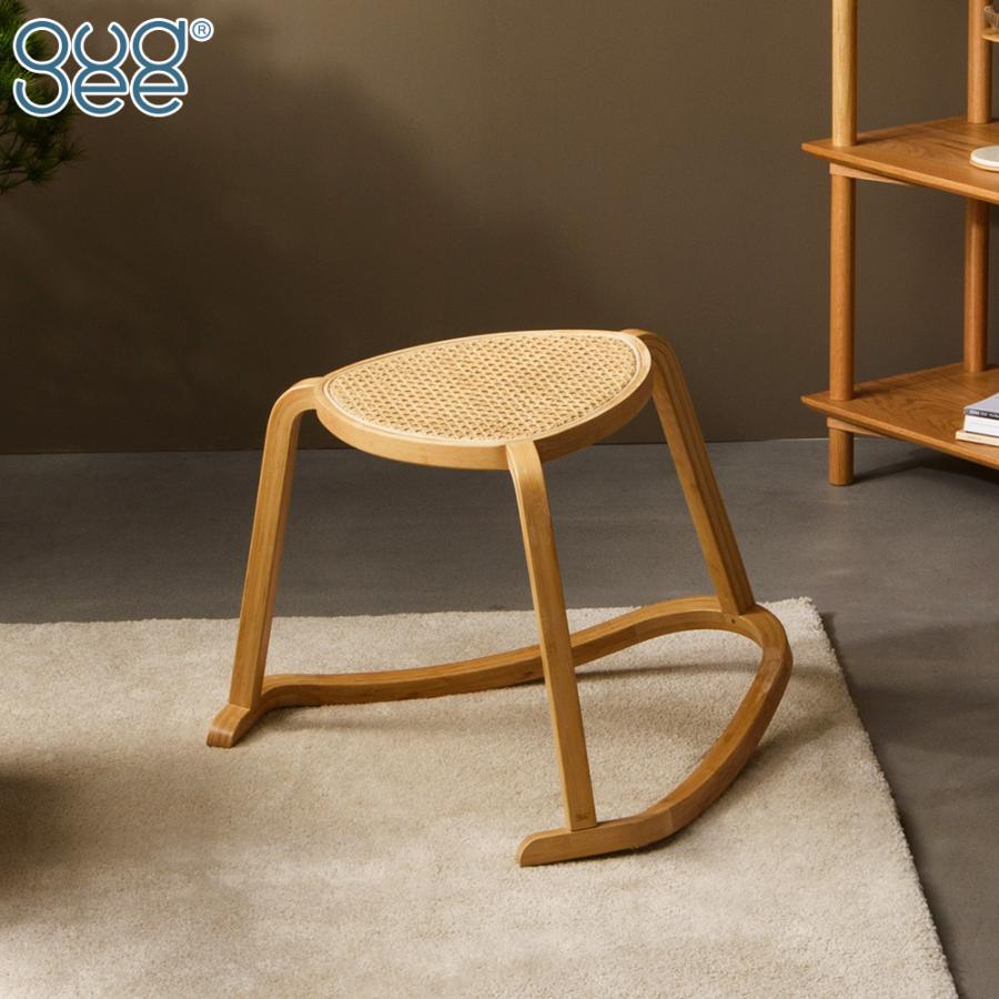 ラタン×バンブー｜ボックスストレージ｜スツールにも｜ダーク