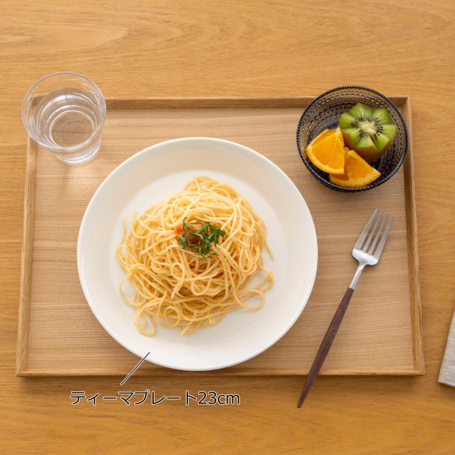 松屋漆器店 白木塗タモ 13.0長角盆 長角 約39.4×28.8 ナチュラル お盆