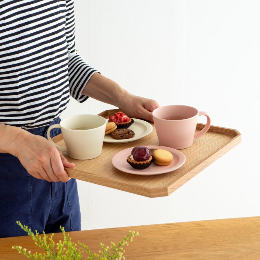 松屋漆器店 白木塗タモ 11.0 隅切盆 約33.4×33.4 ナチュラル 松屋漆器店 白木塗タモ 11.0 隅切盆 約33.4×33.4 ナチュラル
