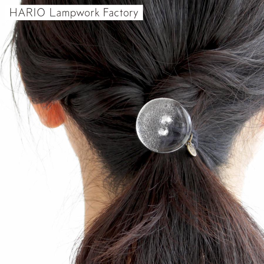 HARIO Lampwork Factory ハリオ ヘアゴム ミスト 円形 丸型 ガラス製