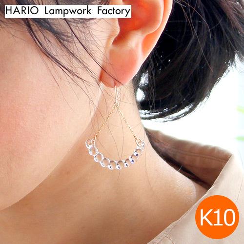 ハリオ ピアス アール K10 Water Drops 雫 ガラス製 Hario Lampwork Factory 手作り 日本製 10金 Haw R 004p K10 Favoritestyle キッチン 雑貨 通販 Yahoo ショッピング