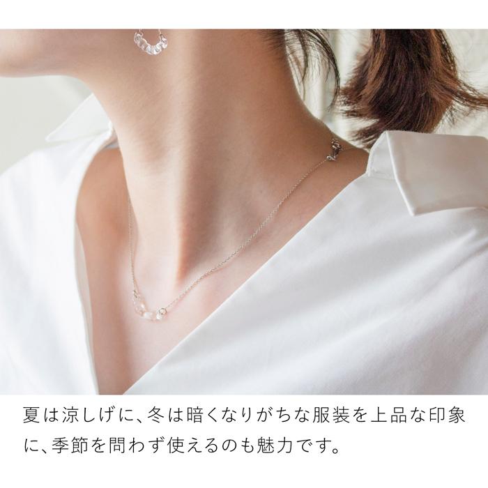 ハリオ　アールネックレス HARIO Lampwork Factory ハリオ ネックレス アール プチ