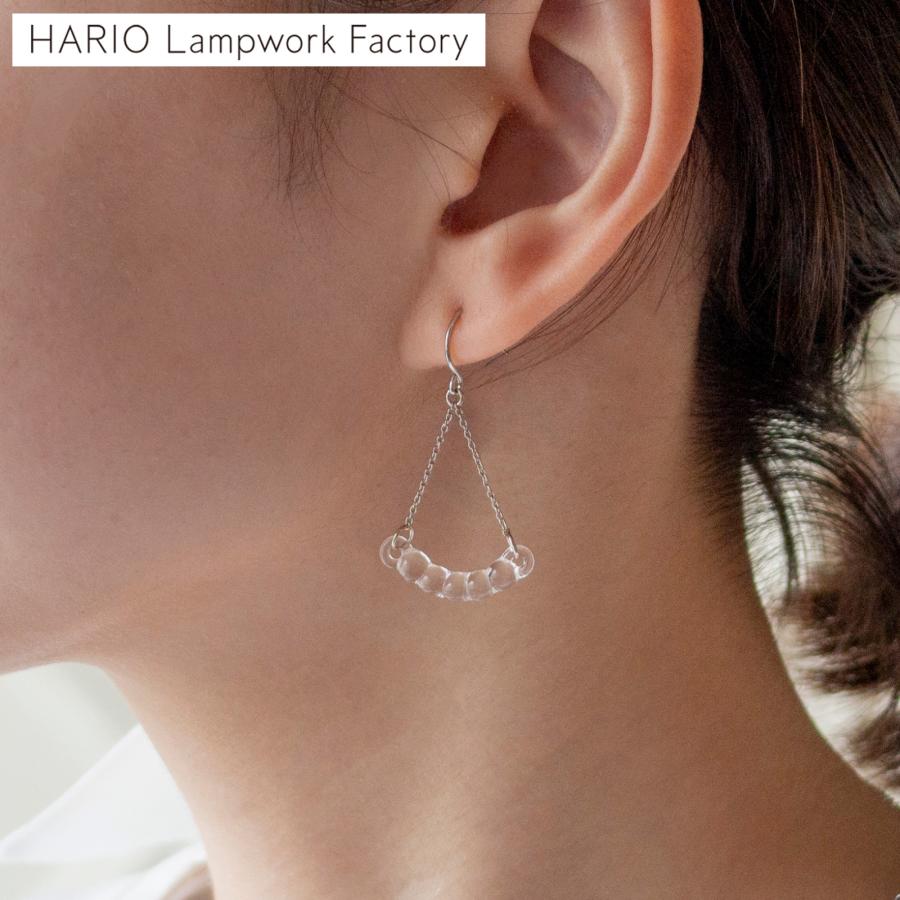 値下げ依頼対応　　HARIO ガラスとパールのピアス 値下げ依頼対応 HARIO ガラスとパールのピアス 値下げ依頼対応 HARIO