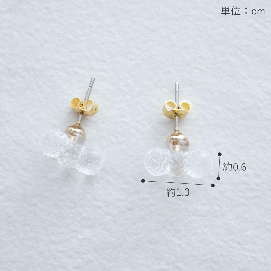 HARIO ピアス3ペアセット HARIO Lampwork Factory（ハリオランプワークファクトリー） ハリオ