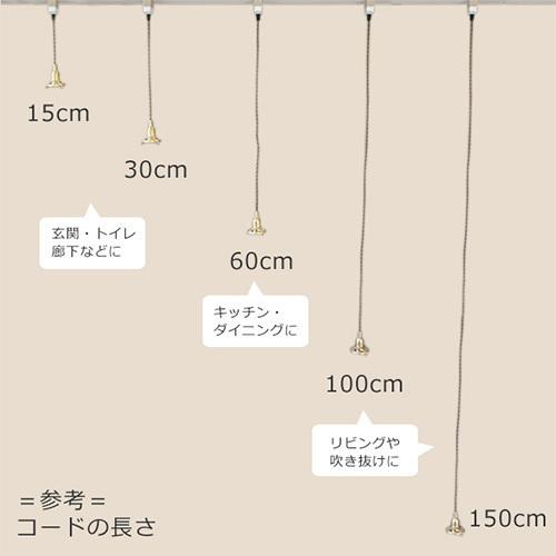 ペンダント灯具 E26用 BR カバー付 100cm AXCIS アクシス HOMESTEAD タイプA対応 ソケット HS2175