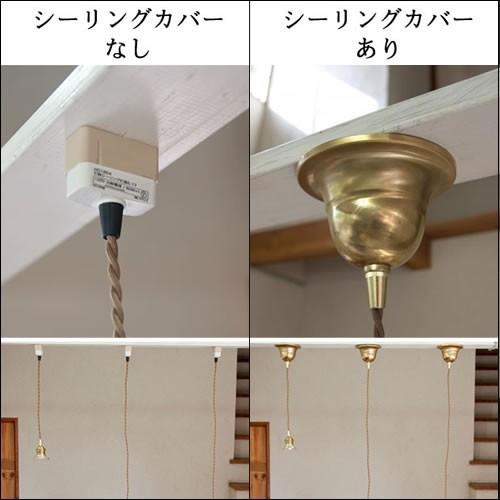 ペンダント灯具 E26用 BR カバー付 100cm AXCIS アクシス HOMESTEAD タイプA対応 ソケット HS2175