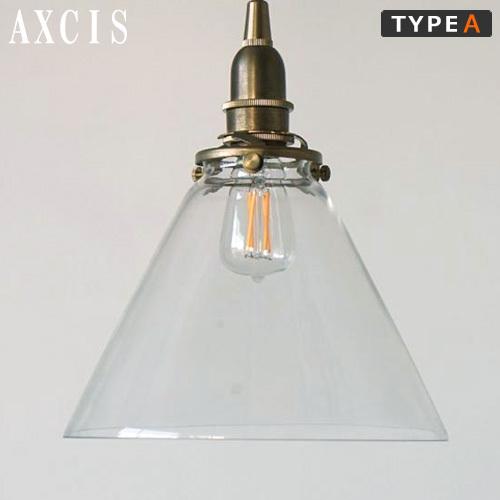 大幅お値下げ‼︎ アメリカ製ガラスシェードランプ ガラスシェード ポリゴン クリア E17 SET | AXCIS ONLINE