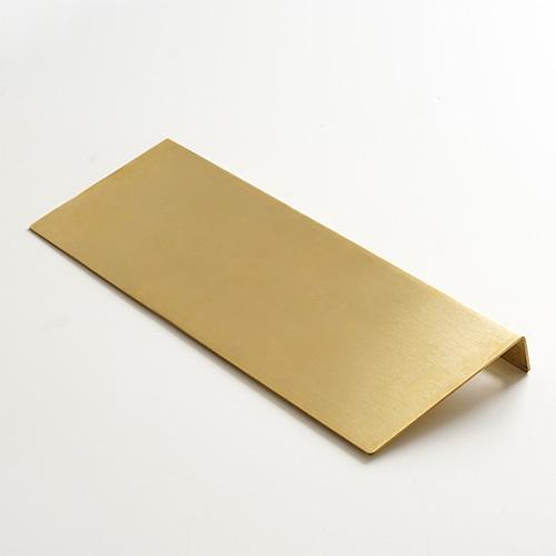 Brass Plate Shelf L ブラス ウォールシェルフ パーツ 壁付け棚 壁掛け棚 ディスプレイ棚 真鍮 インテリア雑貨 AXCIS アクシス | AXCIS | 01