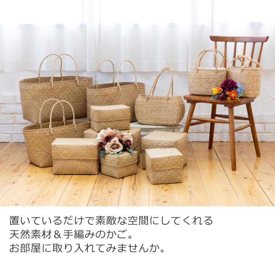 6/19-22はポイント10倍／ 蓋付き 収納かご 長方形 3個セット