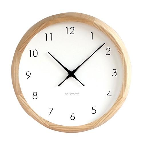 壁掛け時計 電波時計 木製 日本製 加藤木工 KATOMOKU カトモク muku round wall clock 7 曲木時計 KM-60NRC｜favoritestyle｜07