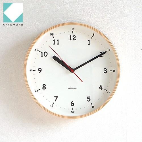 新品　KATOMOKU 加藤木工　カトモク　電波時計　ウォールナット　壁掛け時計 加藤木工 カトモク 掛け時計 KATOMOKU plywood wall clock 10