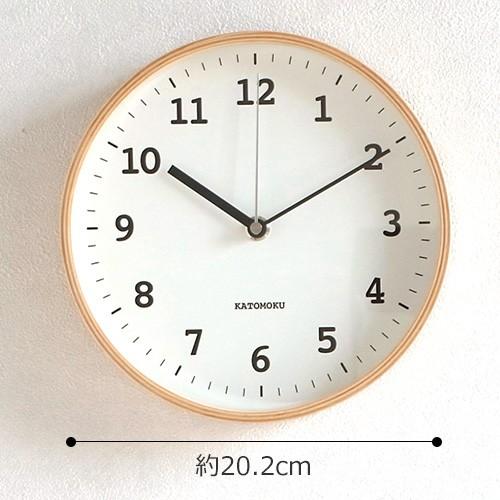 加藤木工 ＼7/5はポイント10倍／ 壁掛け時計 電波時計 木製 日本製