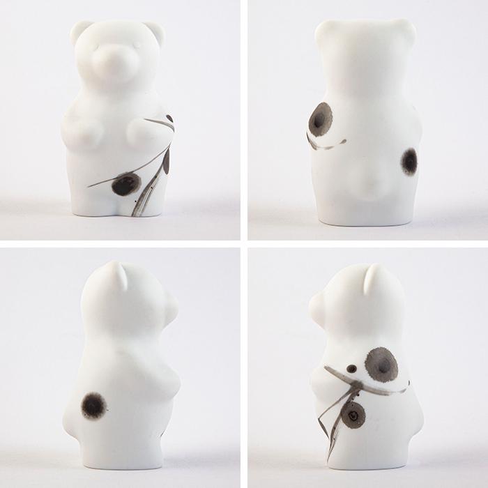 2/27-3/1はP10倍／ 賞美堂本店 有田焼 くまフィギュア momoco bear 書