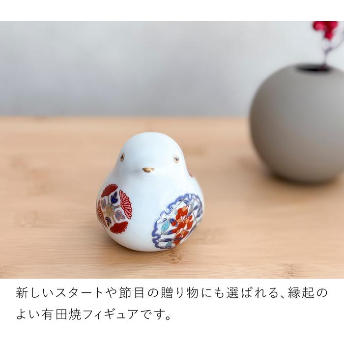 ＼GW限定ポイント10倍／ 賞美堂本店 有田焼 momoco bird 小鳥 フィギュア 瑞鳥古伊万里 モモコバード とり 置物 オブジェ インテリア 日本製_6