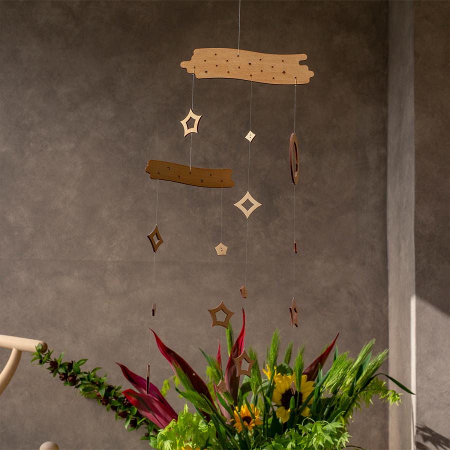 Sukima. スキマ モビール ほし 木製 星のモビール ナチュラル 室内